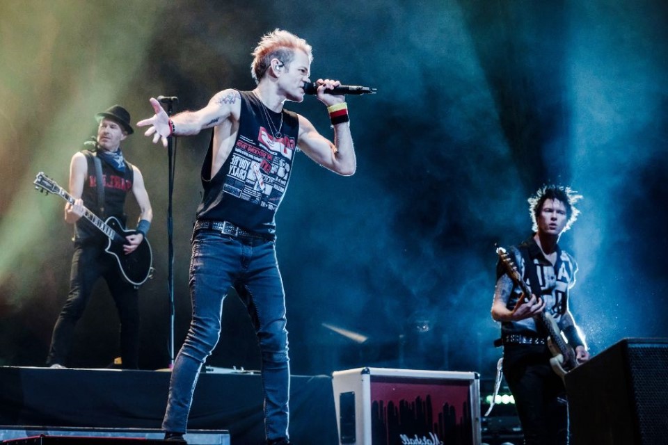 Sum 41 concert at the World Sport EXPO